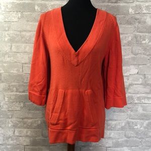 Banana Republic S Orange Bell Sleeve Sweater